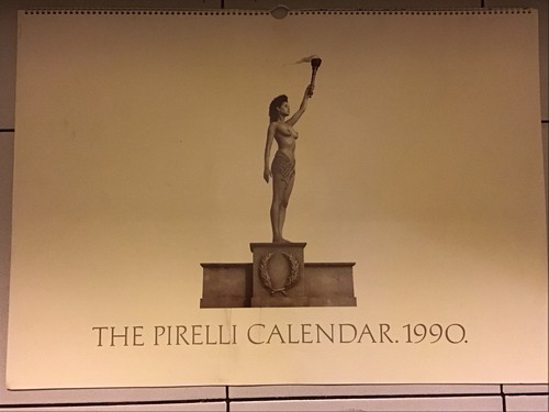 Calendrier pirelli 1990 - pirelli,