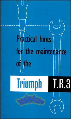 Tr3 triumph owners - owners, manuel