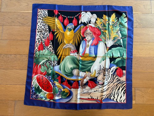 Foulard soie animaux et - en,
