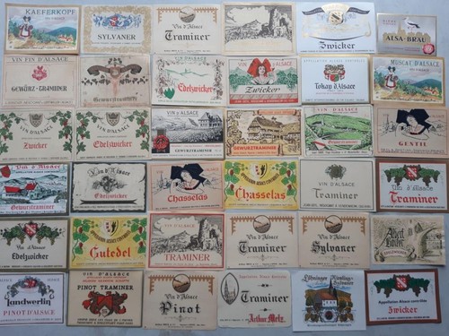 Rare lot étiquettes - lot, 55
