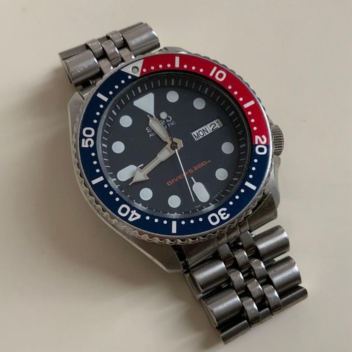 Montre seiko skx009 navy - montre, boy
