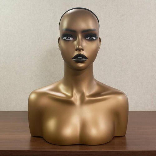 Buste mannequin femme noire - buste,