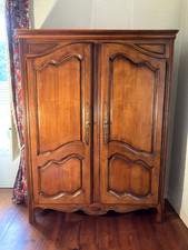 Armoire 2 portes merisier