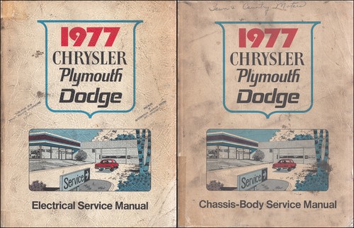 1977 chrysler service - 1977, 2