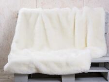 Pad Couverture Sheridan de Fourrure Blanc Couvre-Lit Plaid 140x190 Fausse