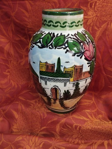 Ancien vase marocain poterie - -,