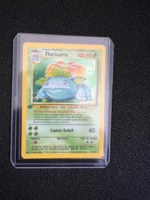 Carte Pokémon HOLO Florizarre 15/102 Set de Base Edition 1 Wizards FR