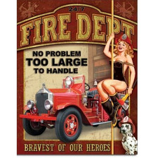 PLAQUE PUBLICITAIRE SEXY