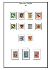 ALBUM A IMPRIMER COMPLET ALLEMAGNE OCCUPATION FRANCAISE