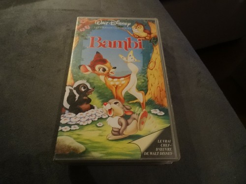 Vhs walt disney bambi - vhs,