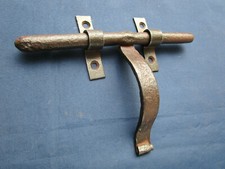Verrou cochonnier ancien fer