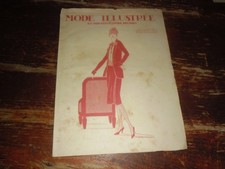 A VOIR !! ANCIEN JOURNAL n° 10 " MODE ILLUSTREE et Nouvelle Mode Réunie " - 1927