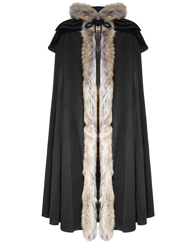 Punk rave manteau noir - manteau,