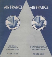 Tarif AIR FRANCE 1949 -