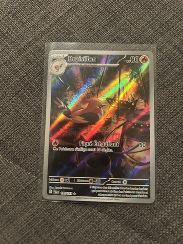 Carte pokémon braisillon - carte,
