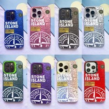 Coque Stone Island Pour iPhone X XS XR 11 12 13 14 15 16 Plus Pro Max Case