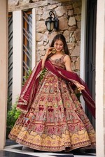 Costume de mariage indien Salwar robe de mariée pakistanaise Anarkali fête de...