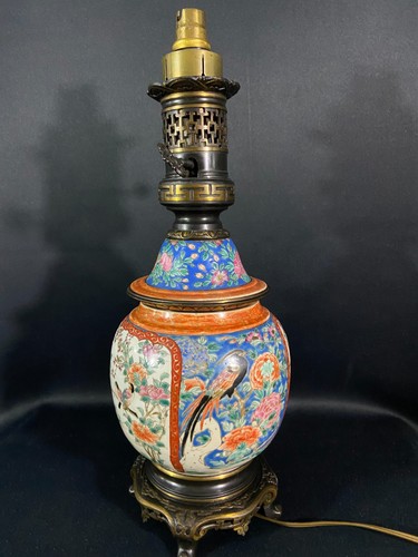 Grande lampe porcelaine - , de