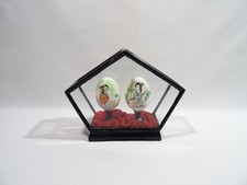 PAIRE OEUF PEINT MAIN