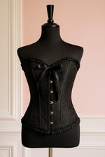 Corset sculptant noir à lacets neuf taille L