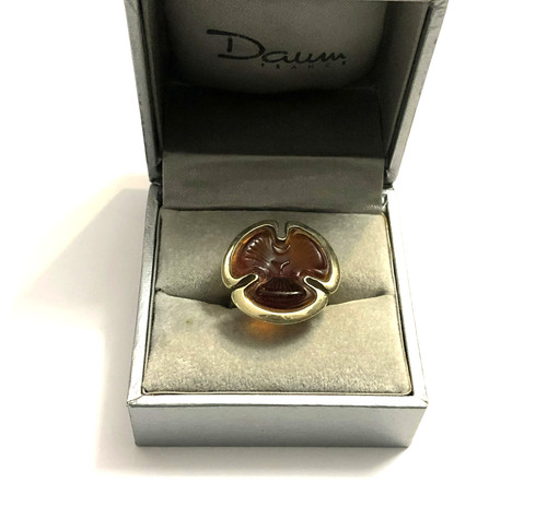 Bague daum vermeil pâte - bague,