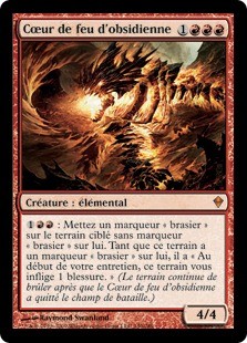 Magic mtg coeur de - mtg, feu