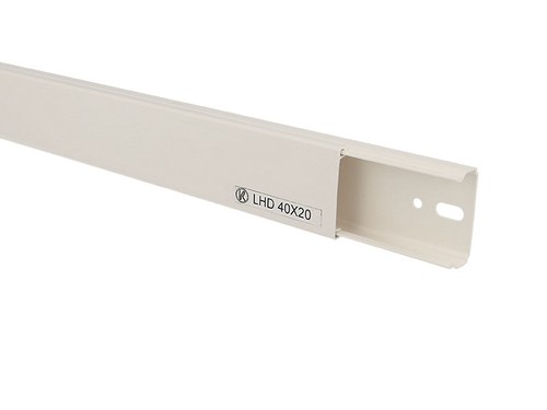 Goulotte électrique pvc x - goulotte, 40