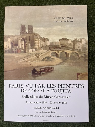 Corot foujita affiche - corot,