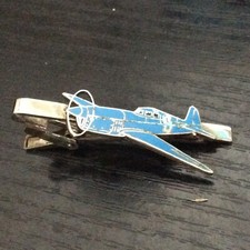 Gentleman Metal Simple Tie Clip Bar Clasp Military Plane aircraft