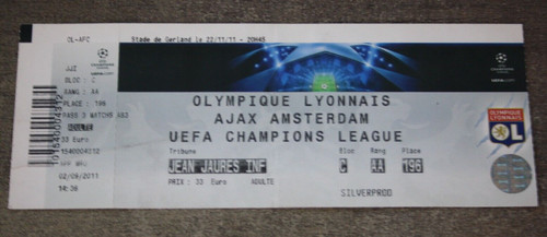 Ticket lyon v - )),