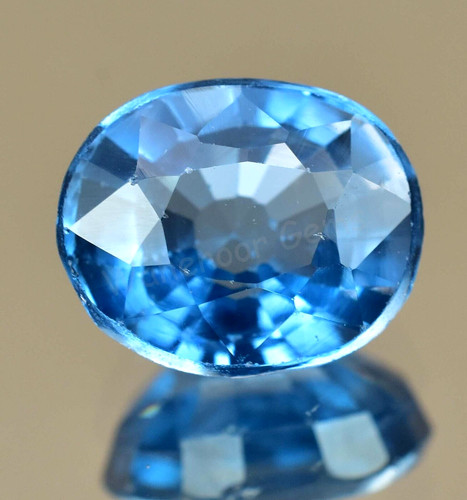 Naturel bleu zircon ct - bleu,