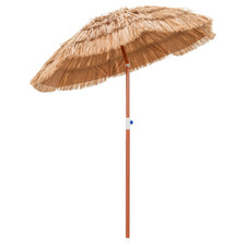Parasol De Terrasse En Chaume, Parasol Tiki Hawaïen De 175 Cm 