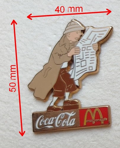 Pin tintin coca cola - pin's,