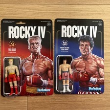 Figures ReAction Super 7 Rocky IV Final Round Rocky Balboa & Ivan Drago 