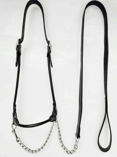 Show halter avec cuir - show,