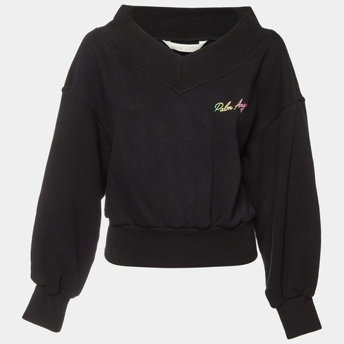 Sweat shirt col rond noir - sweat-shirt,