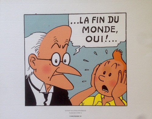 Tintin étoile mystérieuse - tintin,