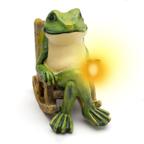 Grenouille décorative solaire - grenouille,