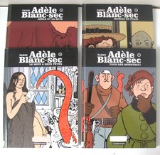 Lot de 4 BD ADELE BLANC-SEC - TARDI - Tomes 1, 4, 6, 7