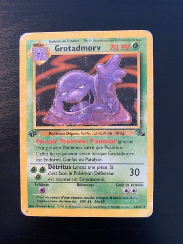 Carte pokémon grotadmorv - carte,