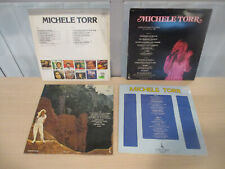 MICHELE TORR LOT 4 disques vinyles  ALBUMS STUDIO LP 33 Tours