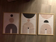 3 tableaux décoration murale 30×40cm