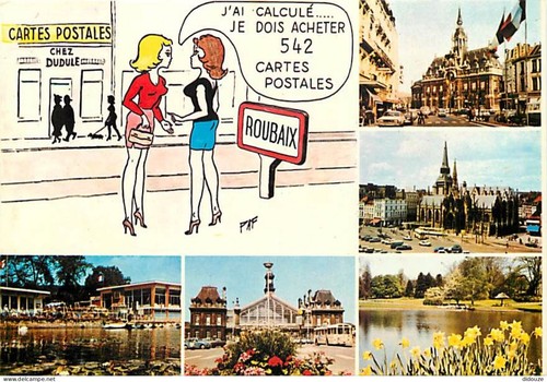 Carte postale roubaix - postale,