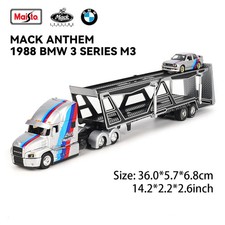 1:64 MACK Anthem Lonestar up Transport Coulée Fabrication Modèle De Remorque Sim