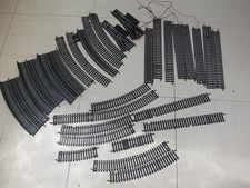 LOT De Rails HO. Pour Train, Courbes, Pont, Aiguillages Modelisme 