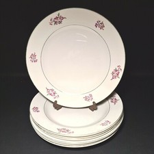 🔅 6 assiettes à plates en faience Digoin Sarreguemines modèle Massilia