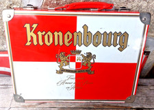 Valise Publicitaire Bière KRONENBOURG en Tôle - HATT -