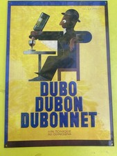 plaque publicitaire Dubonnet