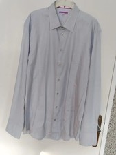 Chemise ajustée rayée bleues Coton Doux taille 43