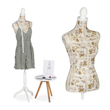 Mannequin couture buste décoratif léger polyester mannequin femme buste de mode